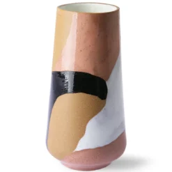 Vaas Hand Painted Ceramic Flower