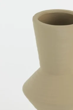 Vaas keramiek beige M Hoogte 40,5 cm