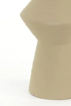 Vaas keramiek beige M Hoogte 40,5 cm
