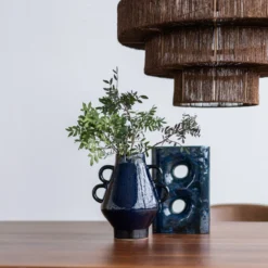 Vaas Ladybug donkerblauw