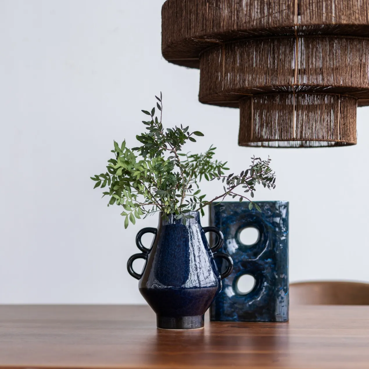 Vaas Ladybug donkerblauw