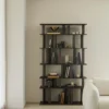 Vakkenkast Block - mahonie espresso - 120x33x207