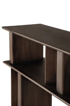 Vakkenkast Block 210x33 cm mahonie espesso matte