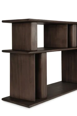 Vakkenkast Block 210x33 cm mahonie espesso matte