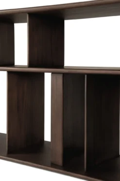 Vakkenkast Block 210x33 cm mahonie espesso matte
