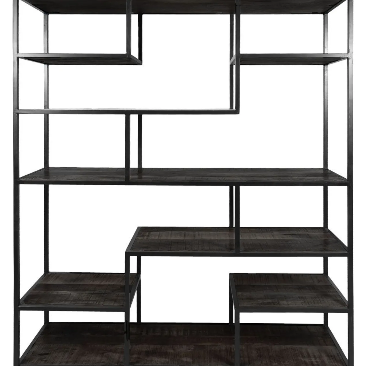 Vakkenkast Huub Zwart Mangohout 175 x 145 cm