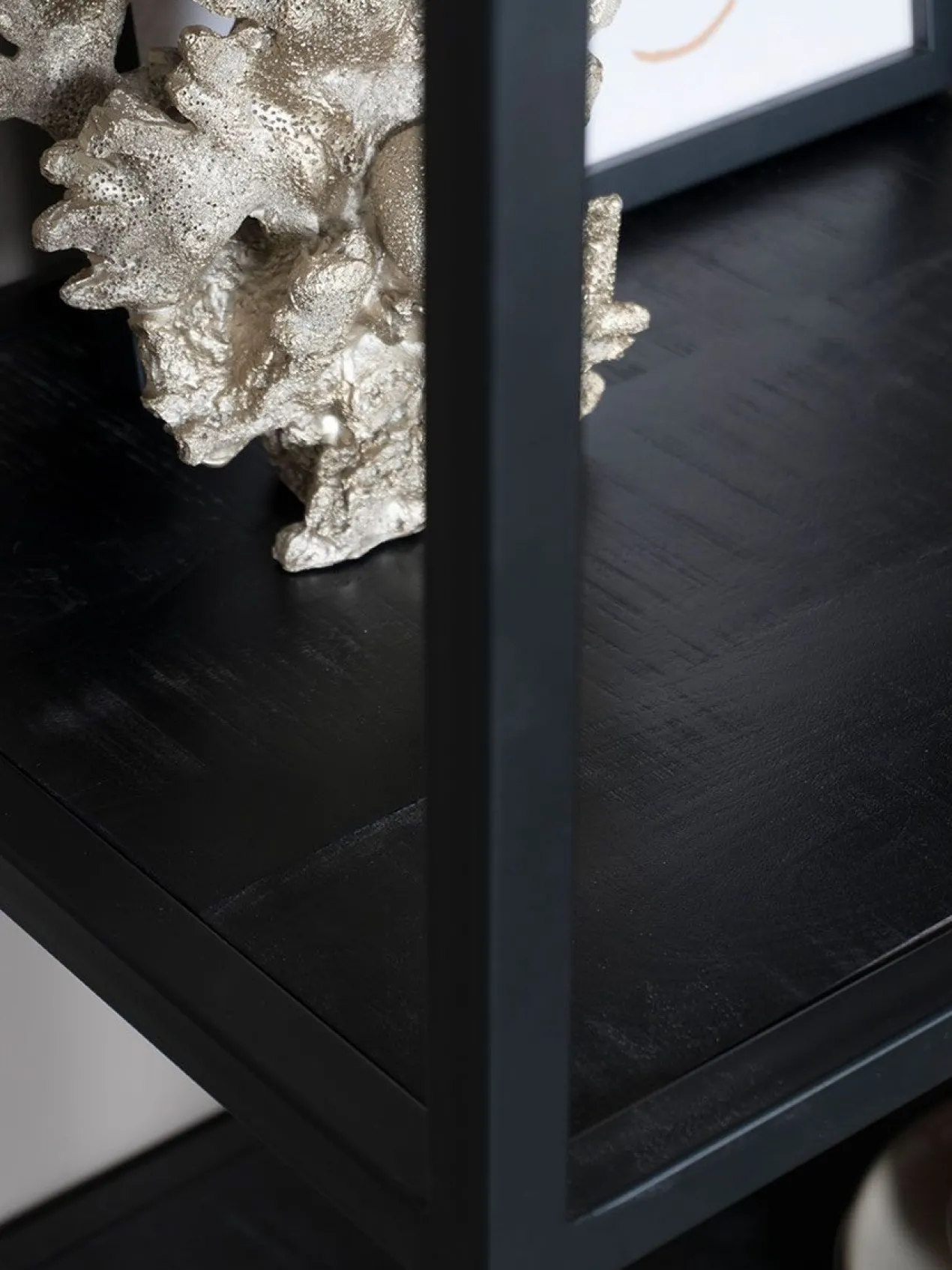 Vakkenkast Huub Zwart Mangohout 210 x 145 cm