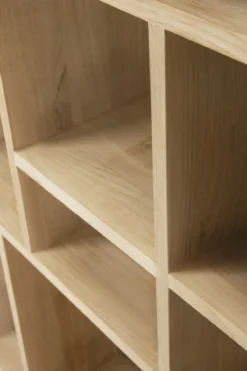 Vakkenkast M Rek - eiken geolied - 104x30x219 cm