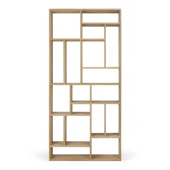 Vakkenkast M Rek - eiken geolied - 104x30x219 cm