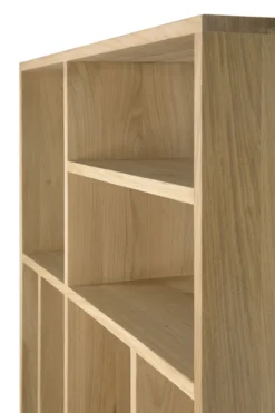 Vakkenkast M Rek - eiken geolied - 30x90x139 cm