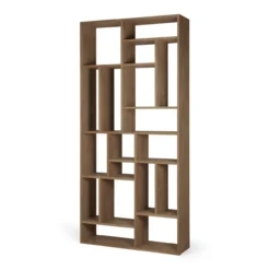Vakkenkast M Rek - teak onbehandeld - 104x30x219 cm
