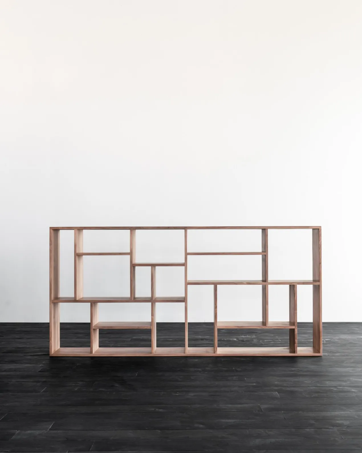 Vakkenkast M Rek - teak onbehandeld - 104x30x219 cm