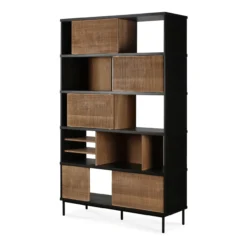 Vakkenkast Oscar - teak - 120x40x195