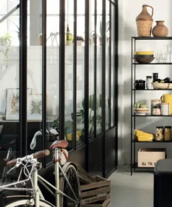 Vakkenkast Soho H200 zwart