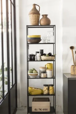 Vakkenkast Soho H200 zwart