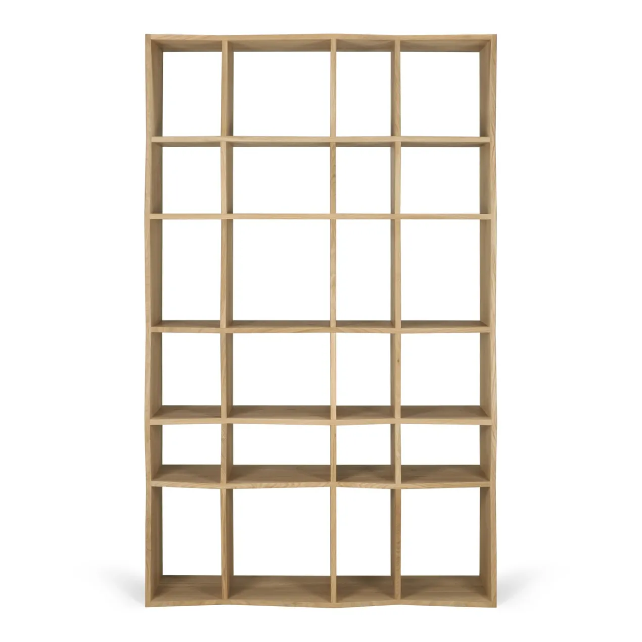 Vakkenkast Z Rek - eiken geolied - 125x37x207 cm
