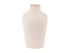 Vase Boaz Bottle iron textured warm grey