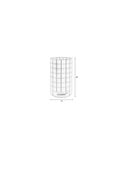 Vase fajen concrete grey