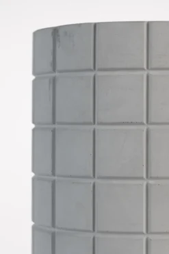 Vase fajen concrete grey
