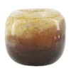 Vase glass Amber