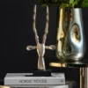 Vase Luster organic large shiny jungle green