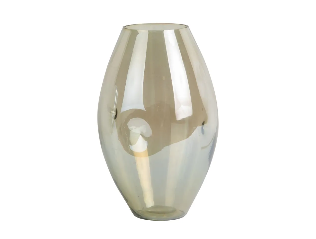 Vase Luster organic shiny jungle green