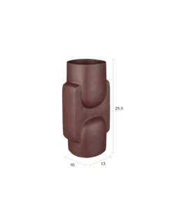 Vase santos bordeaux