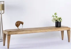 Vetali - Minimalistische Mangohouten Bank