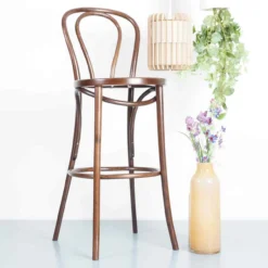 Vienna kruk zwart - 75 cm