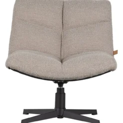 Vinny draaifauteuil boucle zand
