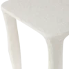 Vion lage bijzettafel papier mache off white