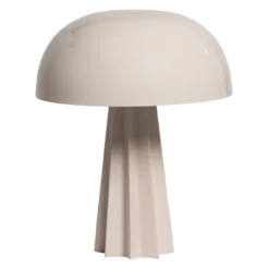 Virel tafellamp metaal hoogglans lichtgrijs