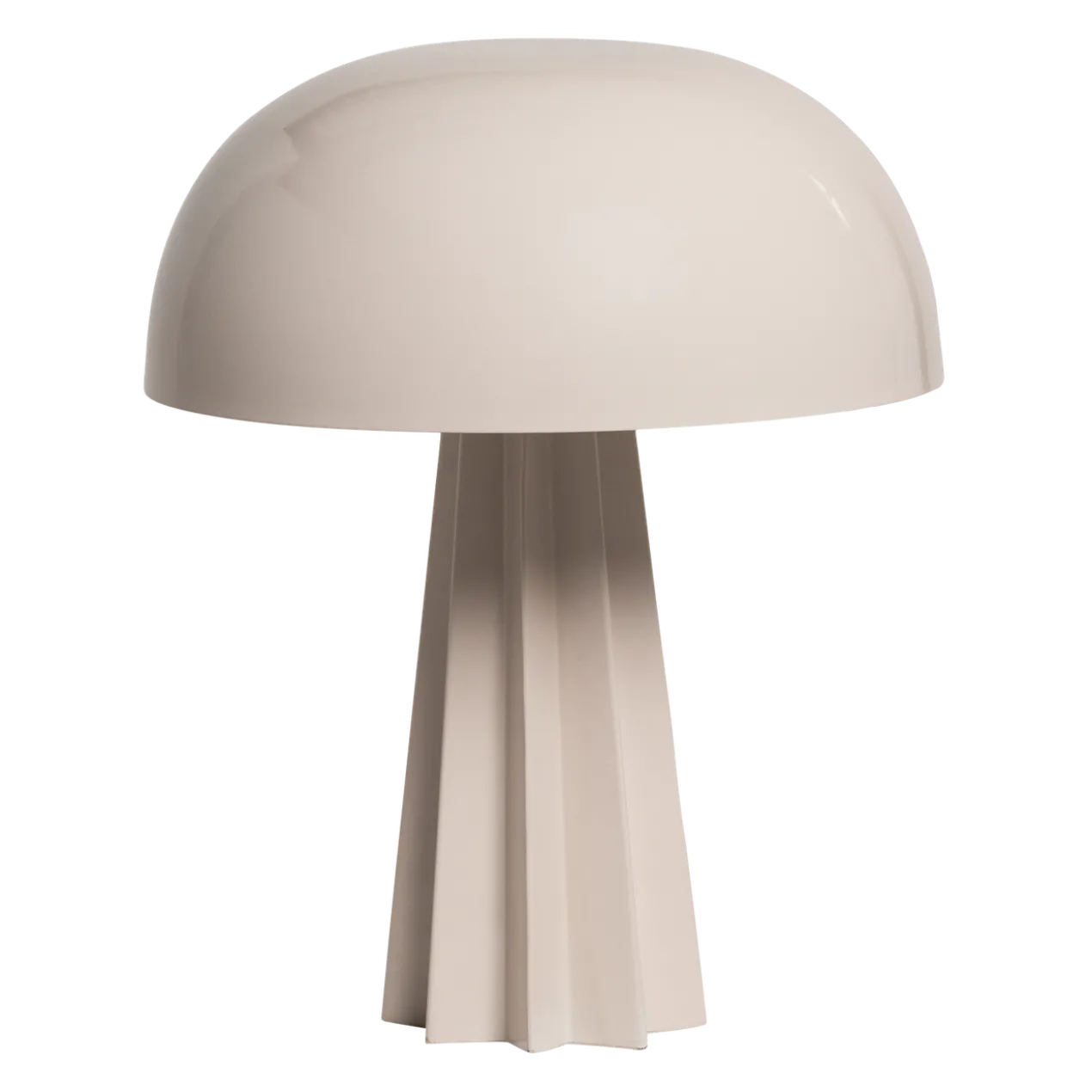 Virel tafellamp metaal hoogglans lichtgrijs