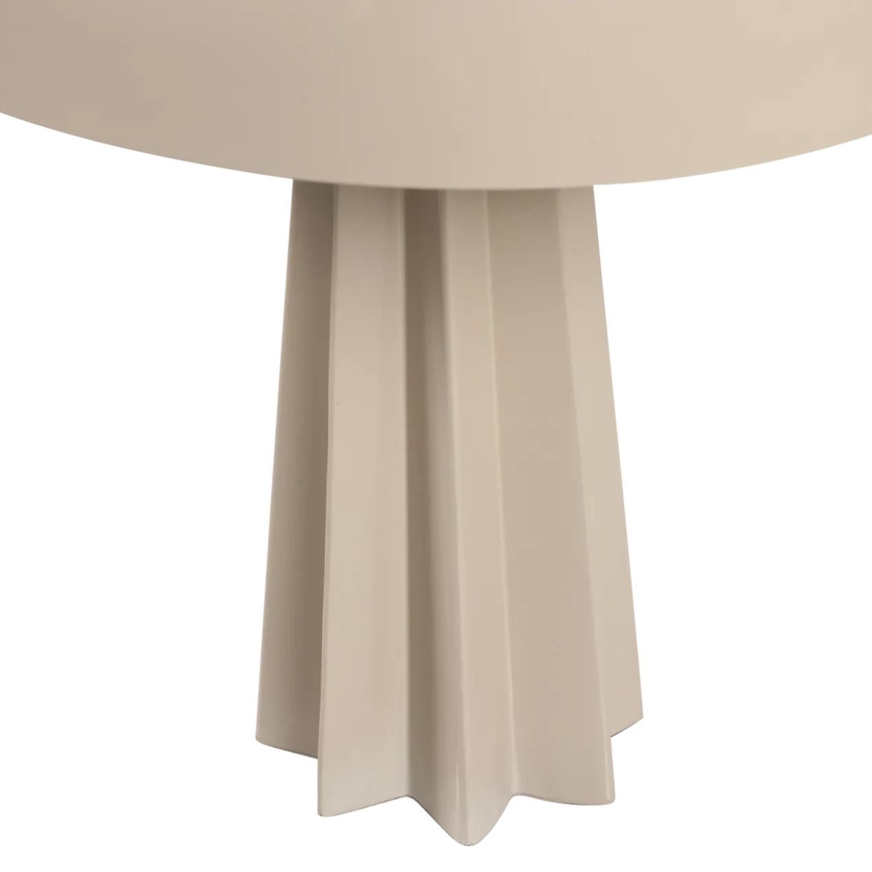 Virel tafellamp metaal hoogglans lichtgrijs