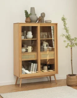 Vitrinekast Boas Naturel
