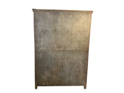 Vitrinekast 4deur 3lades paars/blauw