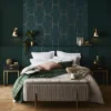 Vliesbehang Palais Green & Copper