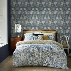 Vliesbehang pimpernel blue