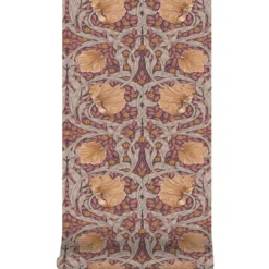 Vliesbehang pimpernel plum