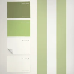 Vliesbehang quartet stripe green