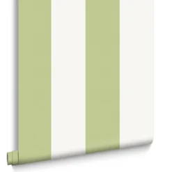Vliesbehang quartet stripe green