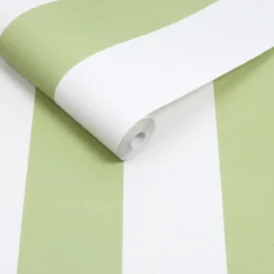 Vliesbehang quartet stripe green