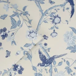 Vliesbehang summer palace royal blue