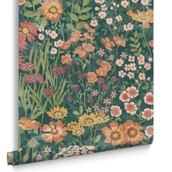 Vliesbehang Wallflower Emerald