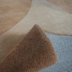 Vloerkleed Abstract beige/bruin 230x330 cm