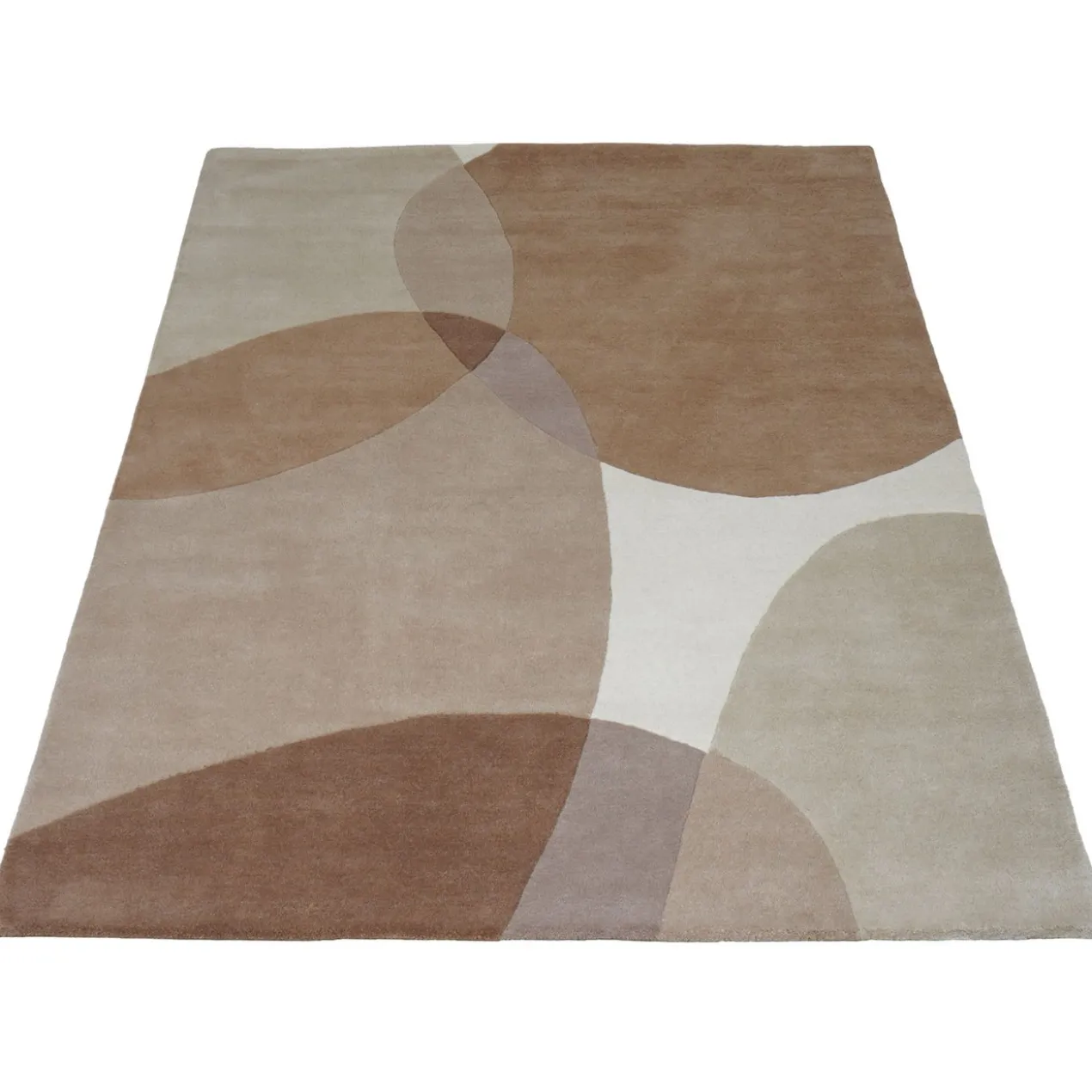 Vloerkleed Abstract beige/bruin 230x330 cm