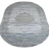 Vloerkleed Adel Medaillon light grey 26007 - Ovaal 200 x 290 cm