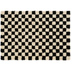 Vloerkleed Benny 160x230 cm black/white