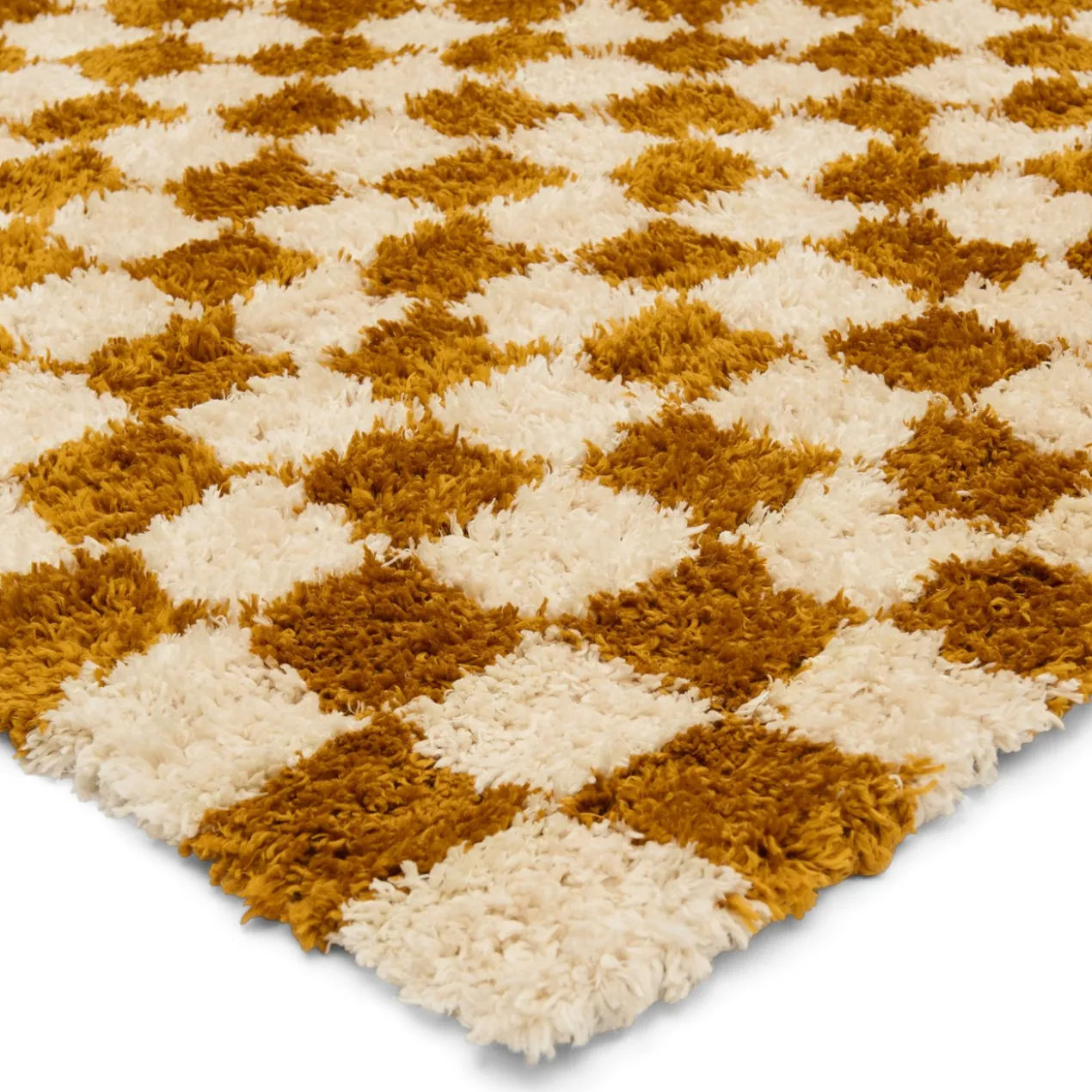 Vloerkleed Benny 160x230 cm caramel/off-white