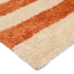Vloerkleed Block 160x230 cm coral/off-white